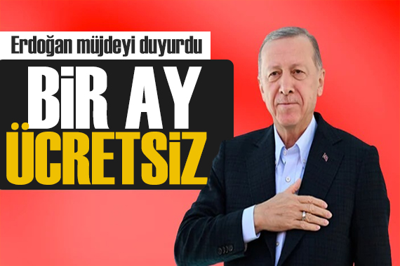 .Erdoğan metro açılışında müjdeyi duyurdu: 1 ay ücretsiz olacak 