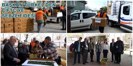 Atakumlu Çiftçiye 100 Bin Adet Sebze Fidesi Desteği Veriliyor