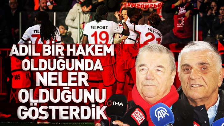Samsunspor Basın Sözcüsü Çakır: Adil bir hakem olduğunda neler olduğunu gösterdik