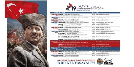 19 Mayıs Gençleri Atakum’da Buluşacak