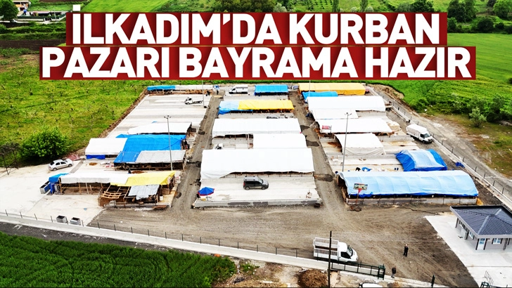 İlkadım’da Kurban Pazarı Bayrama Hazır
