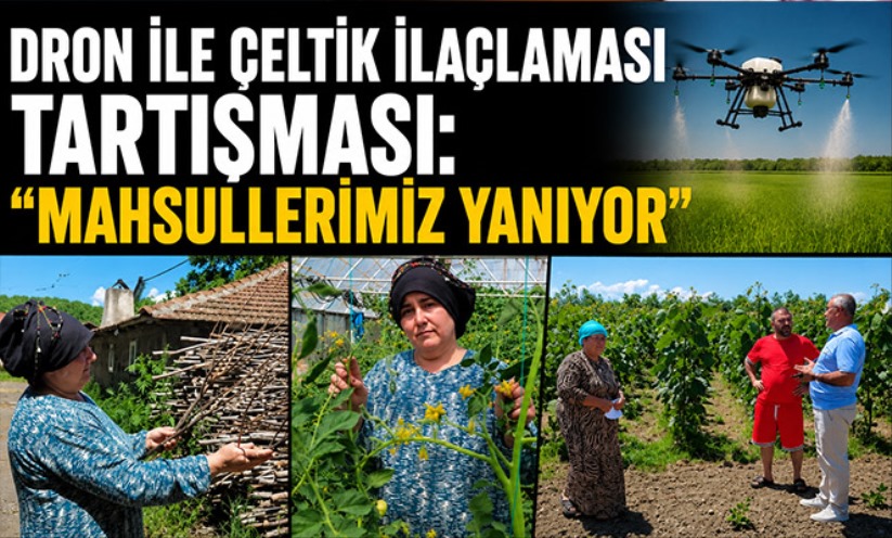 'Dron ile çeltik ilaçlaması' tartışması: