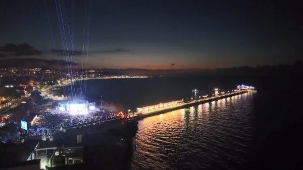 Samsun'da Dans festivalini Binlerce Vatandaş İzledi