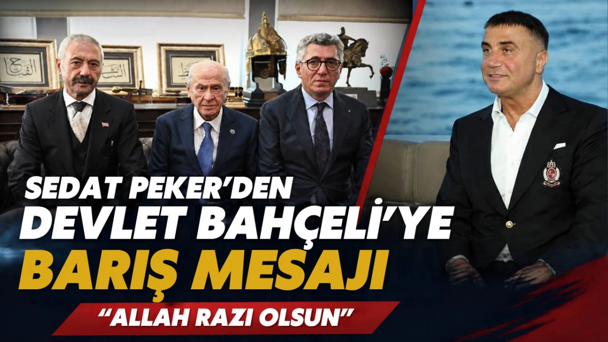 Sedat Peker’den dikkat çeken mesaj
