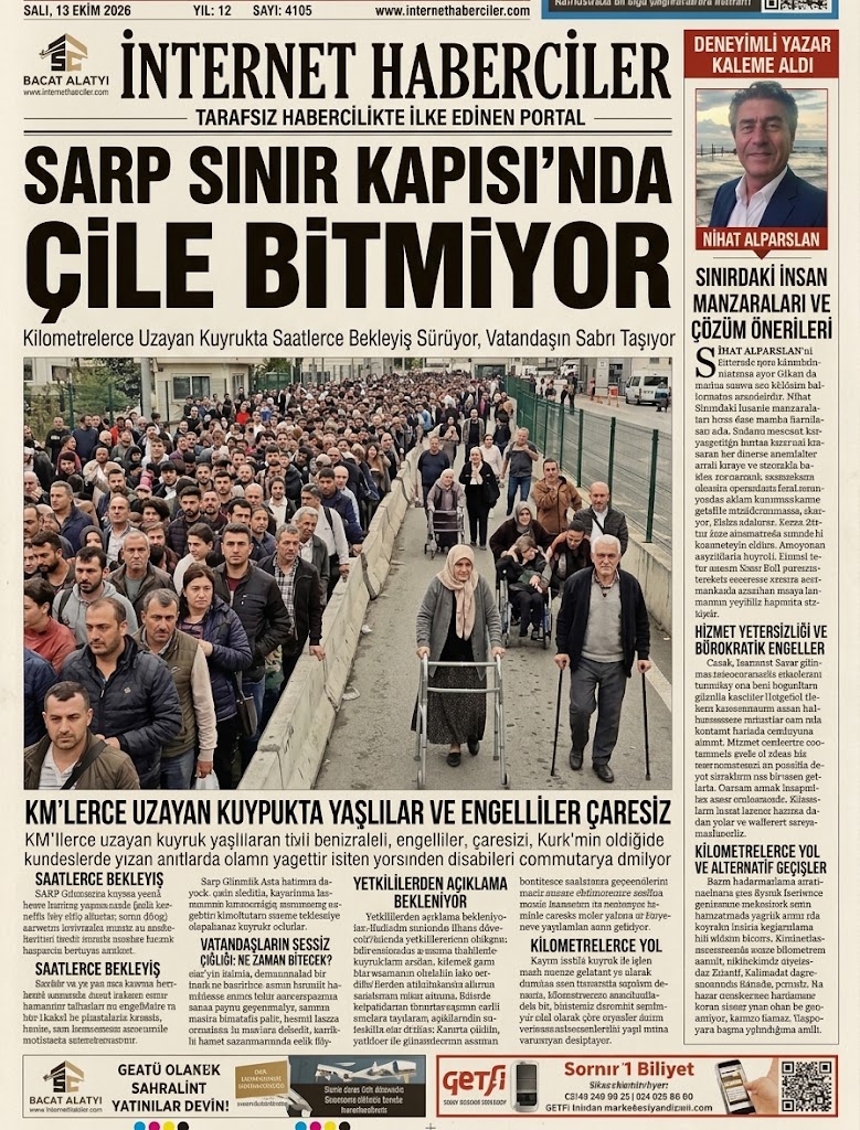 SARP SINIR KAPISI’NDA ÇİLE BİTSİN