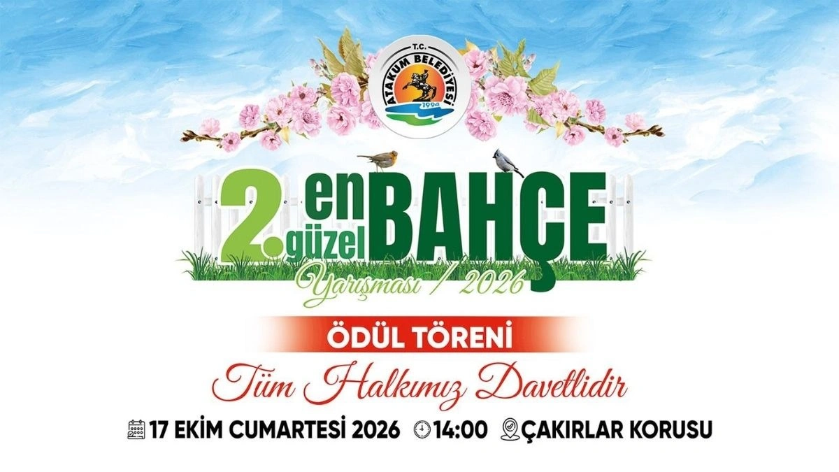 Atakum Belediyesi'nden 2. En Güzel Bahçe Yarışması