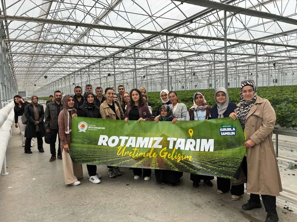 Samsun Büyükşehir’in “Rotarım” Projesi İle Üreticiler Farklı Üretim Modelleriyle Tanışıyor
